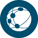 Blaues Network Icon